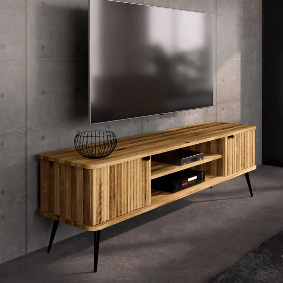 Massivholz Tv Möbel*Pharao24 TV Möbel Massivholz Clantica
