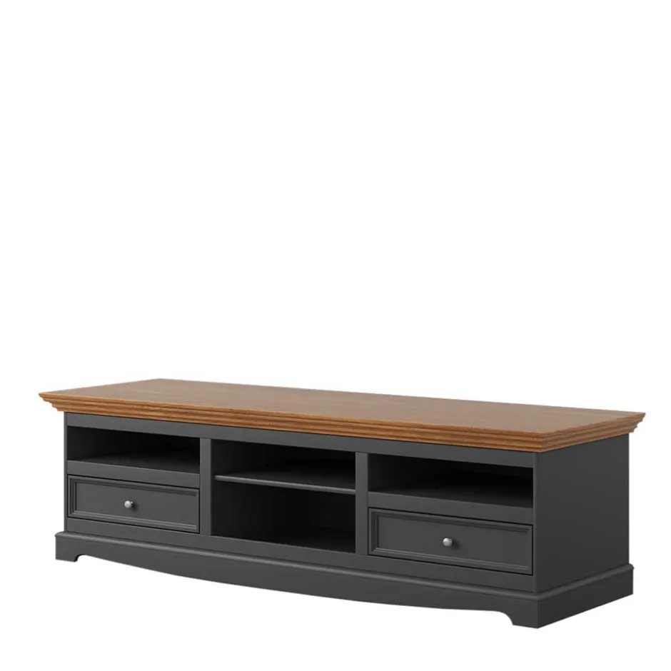 Pharao24 TV Unterschrank Lyra> Massivholz Tv Möbel|Fernsehtische