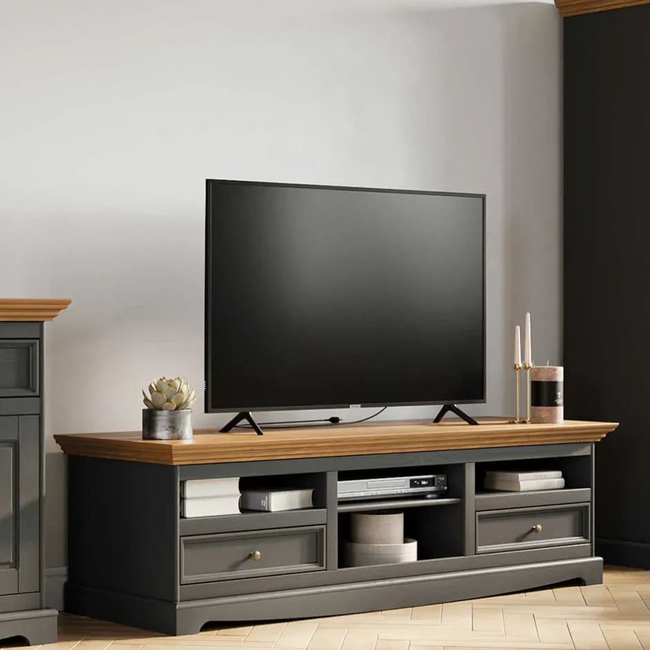 Pharao24 TV Unterschrank Zuverno> Massivholz Tv Möbel|Fernsehtische