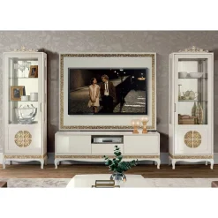 Wohnwand 300 Cm|Massivholz Wohnwände*Pharao24 TV Wand Jedvila