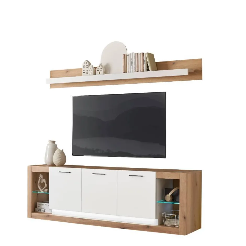 Pharao24 TV Wohnwand Asprecca> Moderne Wohnwände