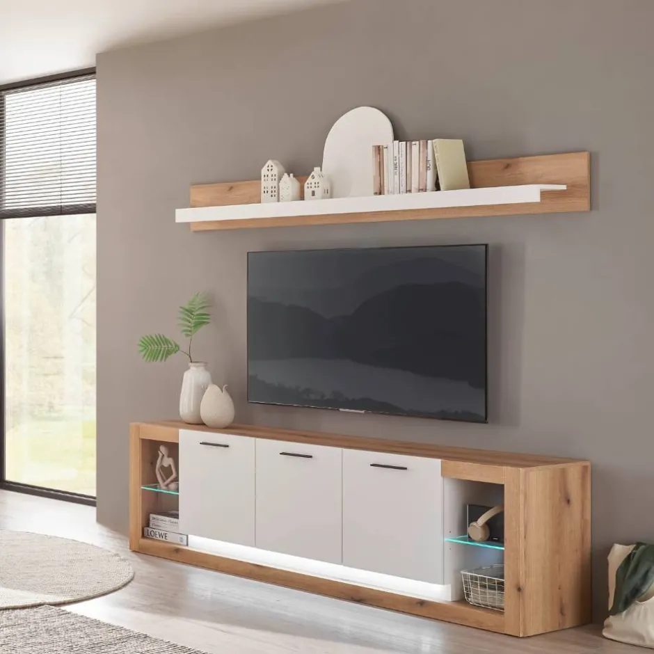 Pharao24 TV Wohnwand Asprecca> Moderne Wohnwände