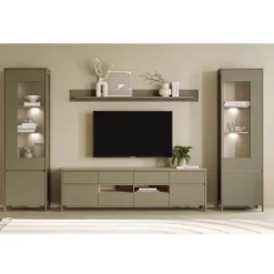 Wohnwand 300 Cm*Pharao24 TV Wohnwand Fine