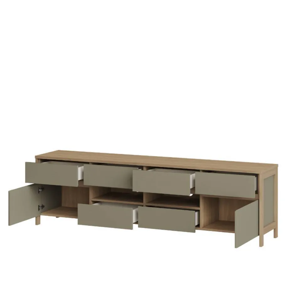 Wohnwand 300 Cm*Pharao24 TV Wohnwand Fine