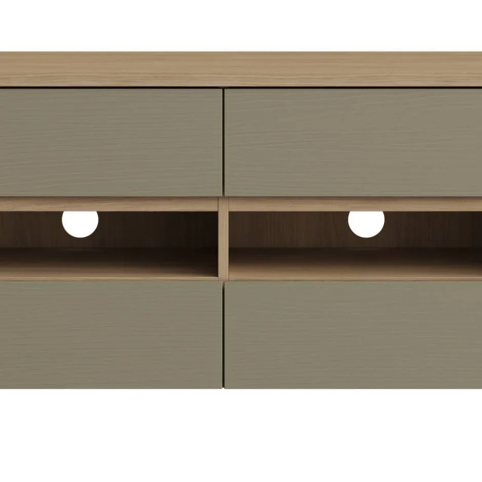 Wohnwand 300 Cm*Pharao24 TV Wohnwand Fine