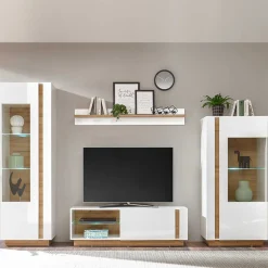 Wohnwand 250 Cm*Pharao24 TV Wohnwand Franvos