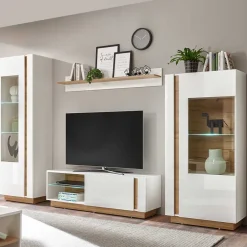 Wohnwand 250 Cm*Pharao24 TV Wohnwand Franvos