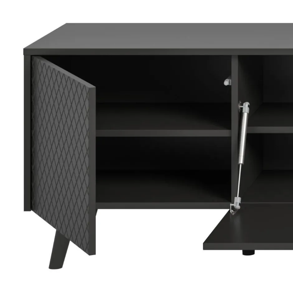 Moderne Wohnwände|Wohnwand 250 Cm*Pharao24 TV Wohnwand Ratisca