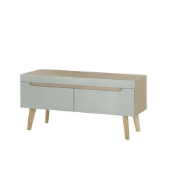 Wohnwand 300 Cm*Pharao24 TV Wohnwand Skandi Stil Casmas