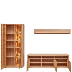 Moderne Wohnwände|Massivholz Wohnwände*Pharao24 TV Wohnwand teilmassiv Dressed