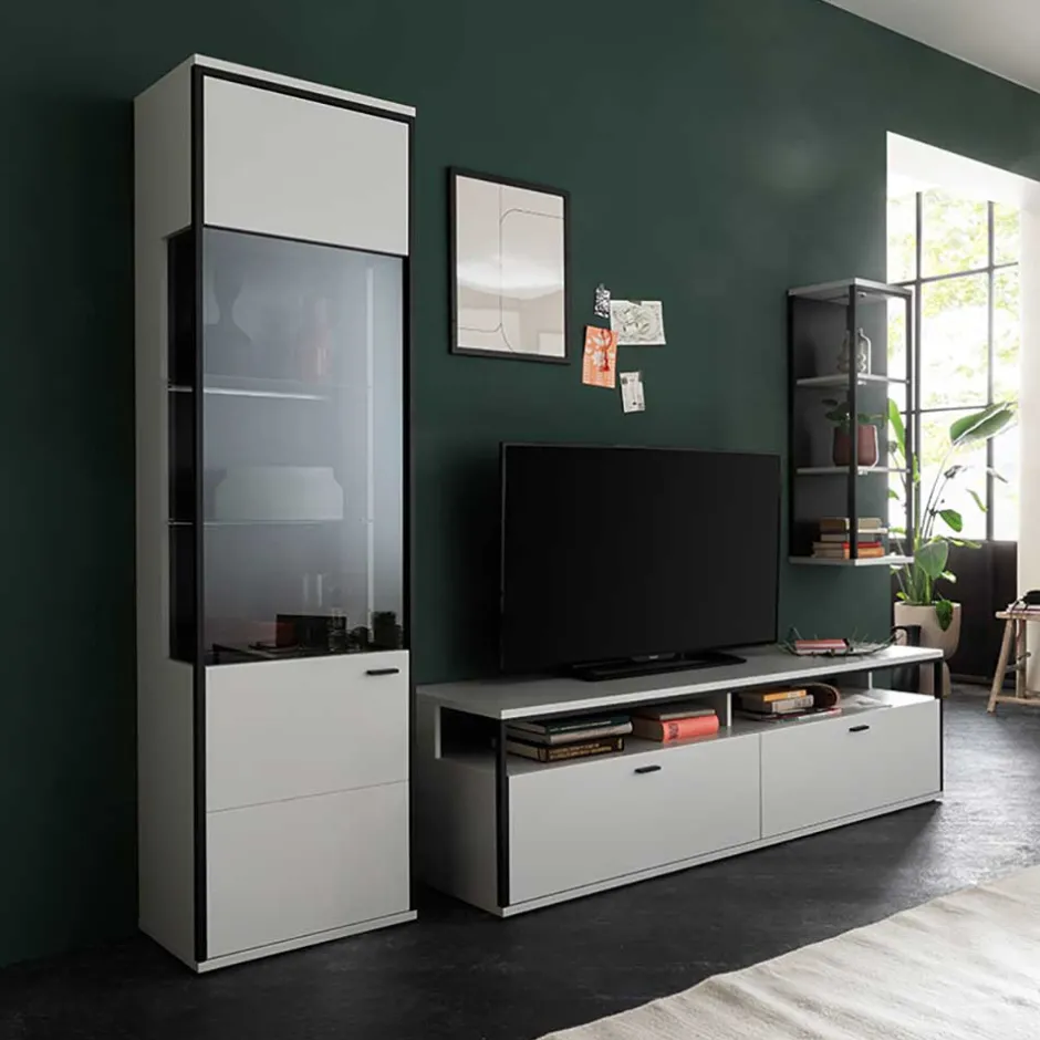 Wohnwand 250 Cm|Moderne Wohnwände*Pharao24 TV Wohnwand Ukai