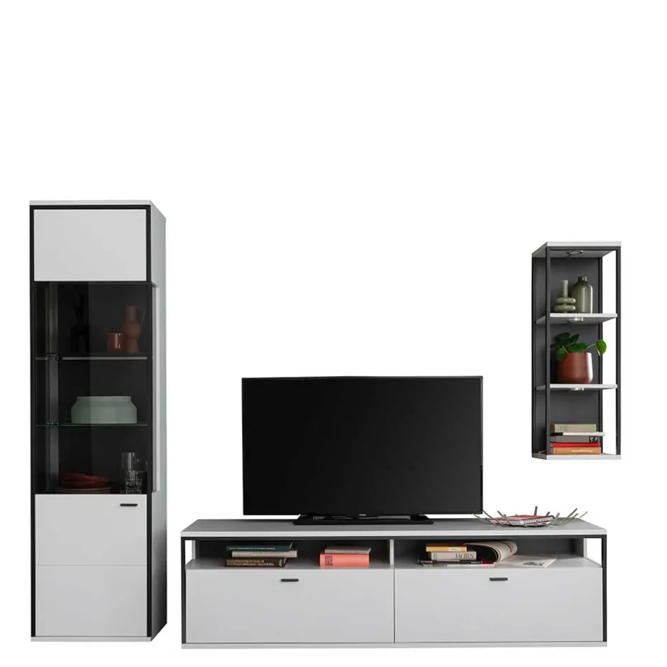 Wohnwand 250 Cm|Moderne Wohnwände*Pharao24 TV Wohnwand Ukai