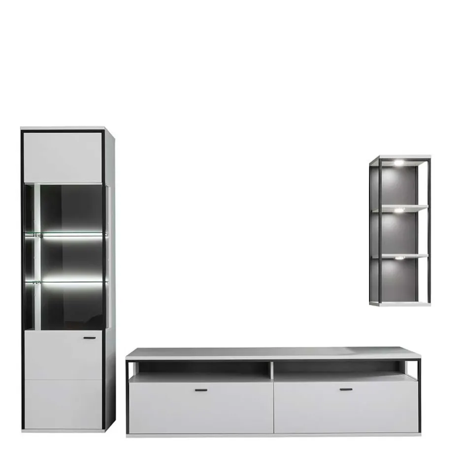 Wohnwand 250 Cm|Moderne Wohnwände*Pharao24 TV Wohnwand Ukai