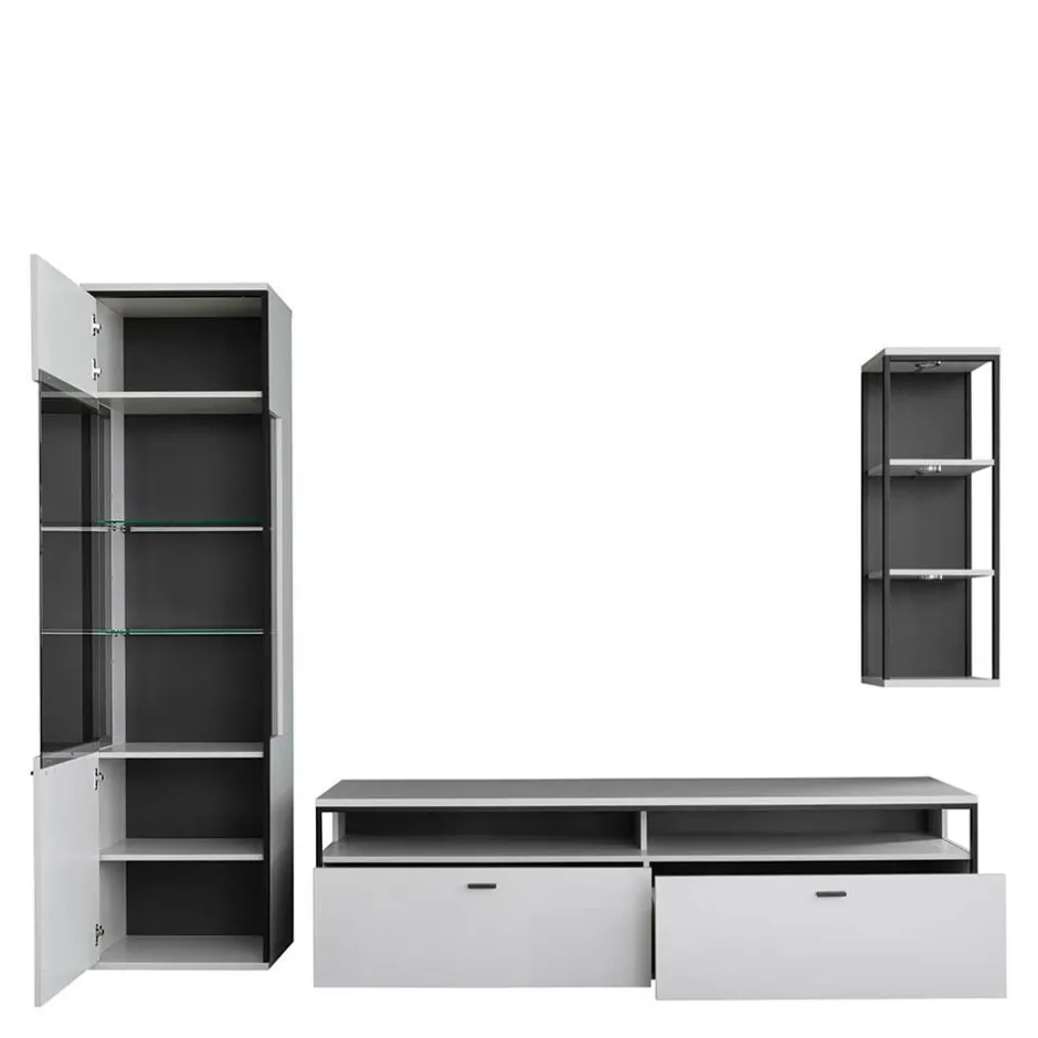 Wohnwand 250 Cm|Moderne Wohnwände*Pharao24 TV Wohnwand Ukai