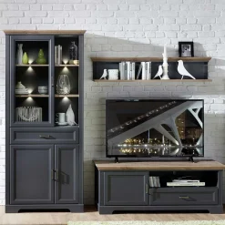 Pharao24 TV Wohnwand Valgura> Wohnwand 250 Cm