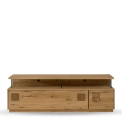 Moderne Wohnwände|Massivholz Wohnwände*Pharao24 TV Wohnwand Wildeiche Onitos