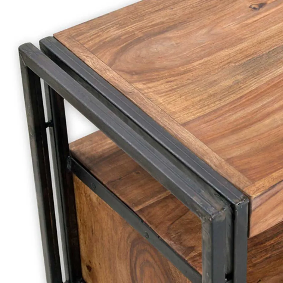 Pharao24 TV-Lowboard India> Fernsehtische|Massivholz Tv Möbel