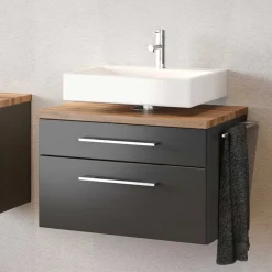 Badezimmerschränke|Waschbeckenunterschränke*Pharao24 Unterbeckenschrank Hayos