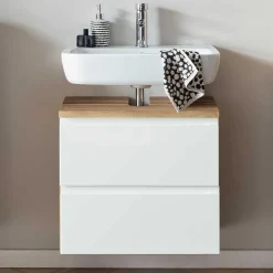 Pharao24 Unterbeckenschrank Lactona> Badezimmerschränke|Waschbeckenunterschränke