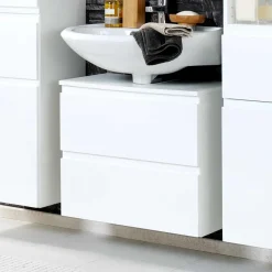 Badezimmerschränke|Waschbeckenunterschränke*Pharao24 Unterbeckenschrank Lectrio