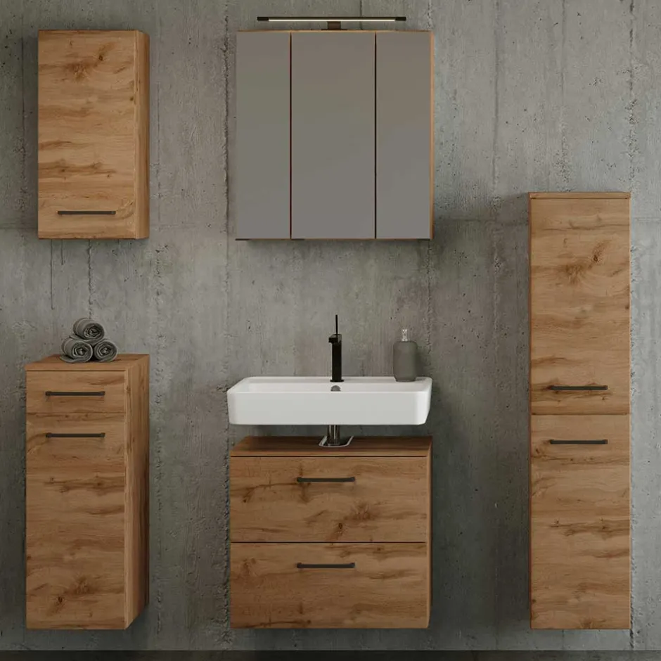 Pharao24 Unterbeckenschrank Longos> Waschbeckenunterschränke|Bad Unterschränke