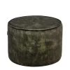 Pharao24 Veloursbezug Pouf Marcelo> Sitzhocker