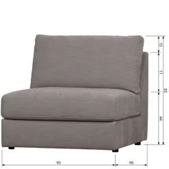 Modulsofas*Pharao24 Viersitzer Modulsofa Fredoco
