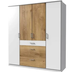 Pharao24 Viertüriger Kleiderschrank Cerhard> Drehtürenschränke|Jugendkleiderschrank