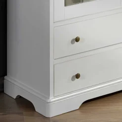 Vitrinenschrank|Wohnzimmervitrinen*Pharao24 Vintage Stil Vitrine Giralva