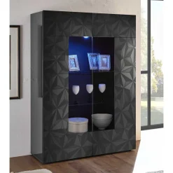 Wohnzimmervitrinen|Vitrinenschrank*Pharao24 Vitrine Abexa