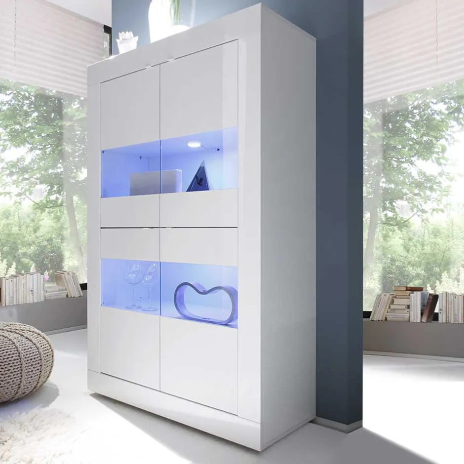 Vitrinenschrank|Wohnzimmervitrinen*Pharao24 Vitrine Deconda