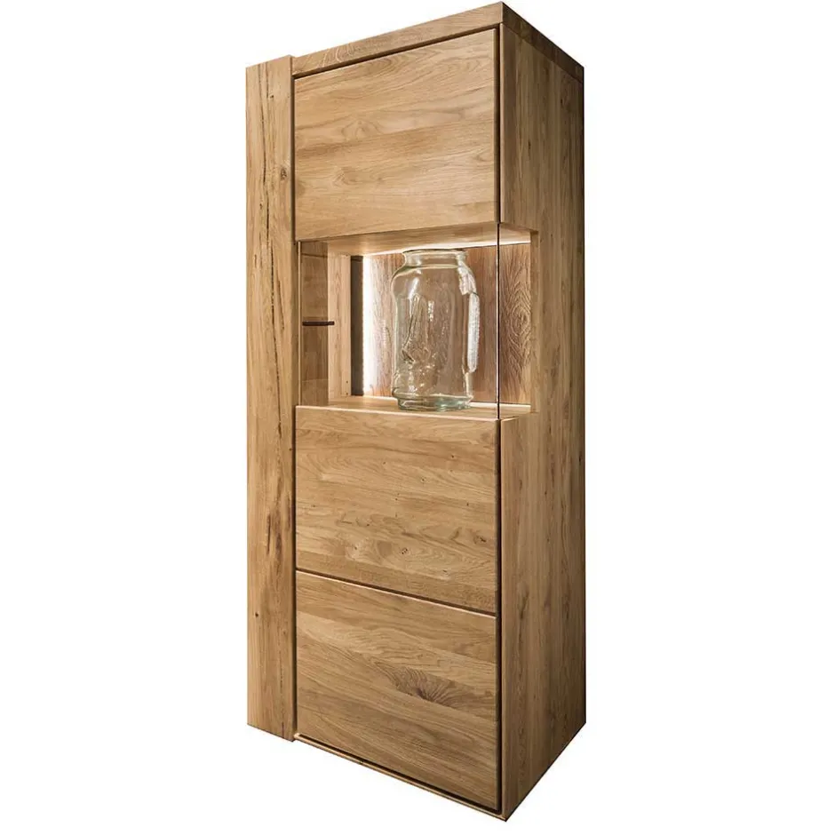 Wohnzimmerschrank|Massivholz Schränke*Pharao24 Vitrine Kaladria