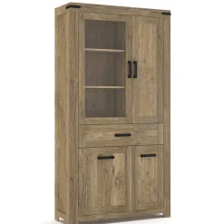 Vitrinenschrank|Wohnzimmervitrinen*Pharao24 Vitrine Kofi
