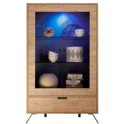 Vitrinenschrank|Wohnzimmervitrinen*Pharao24 Vitrine Lampione