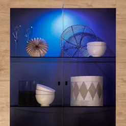 Vitrinenschrank|Wohnzimmervitrinen*Pharao24 Vitrine Lampione