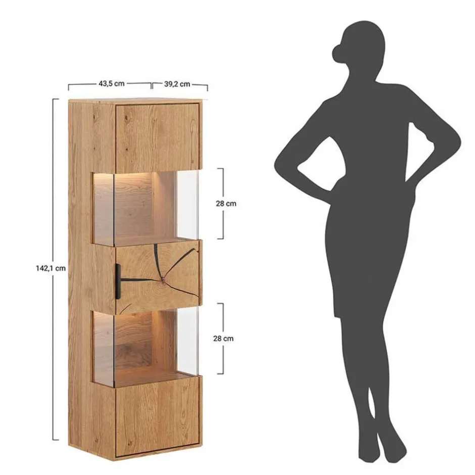 Wandvitrinen*Pharao24 Vitrine Tenna