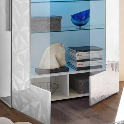 Vitrinenschrank|Wohnzimmervitrinen*Pharao24 Vitrinenschrank Chrismo