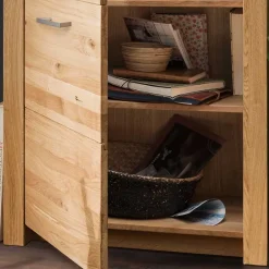 Massivholzmöbel|Wohnzimmerschrank*Pharao24 Vitrinenschrank Divrina