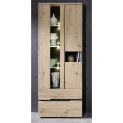 Vitrinenschrank|Stauraumvitrinen*Pharao24 Vitrinenschrank Esdravos
