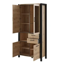 Wohnzimmerschrank|Vitrinenschrank*Pharao24 Vitrinenschrank Foxxy