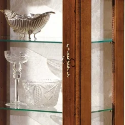 Massivholzmöbel|Wohnzimmerschrank*Pharao24 Vitrinenschrank Maggio