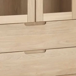 Massivholzmöbel|Vitrinenschrank*Pharao24 Vitrinenschrank Pianas