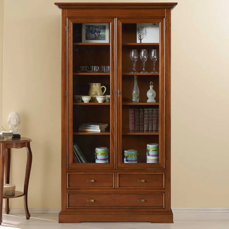 Wohnzimmerschrank|Vitrinenschrank*Pharao24 Vitrinenschrank Sesimbra