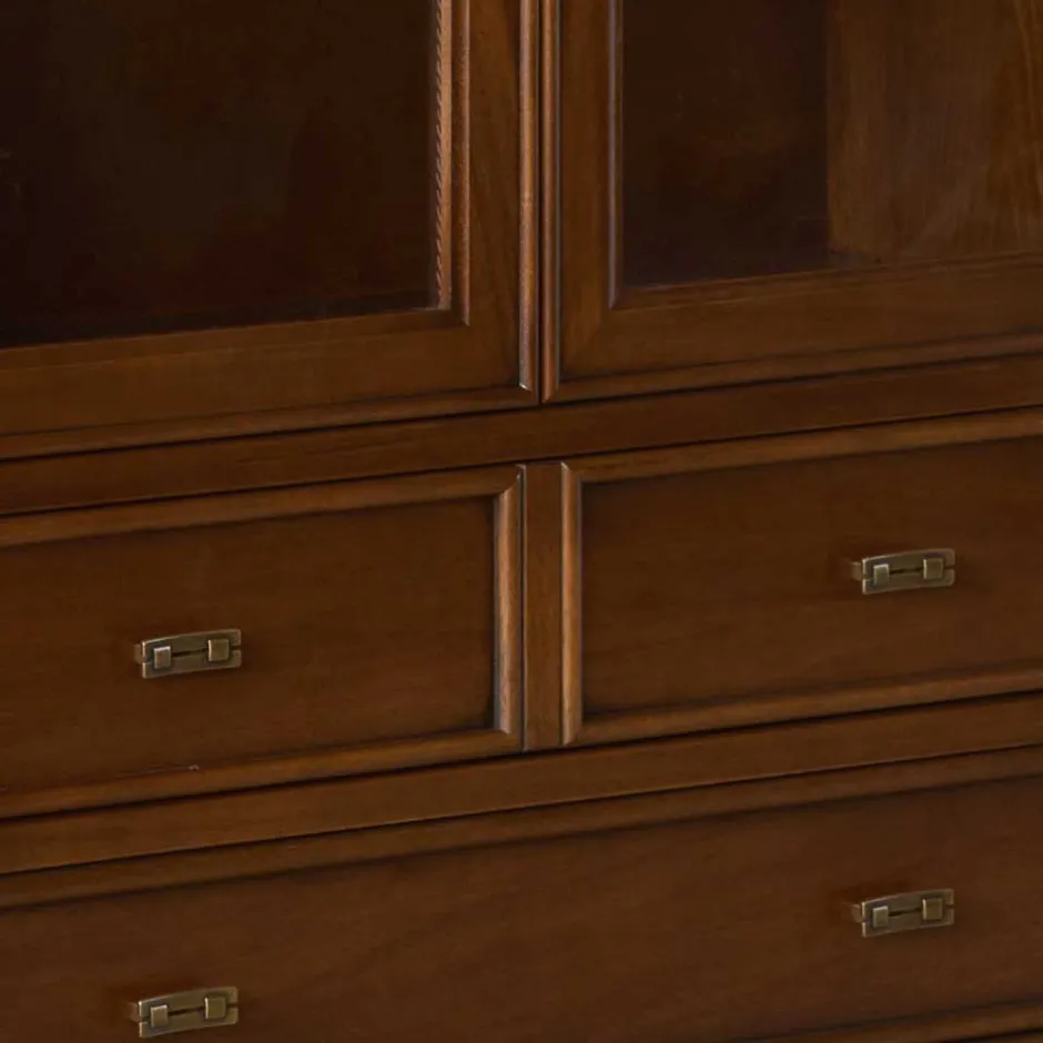 Wohnzimmerschrank|Vitrinenschrank*Pharao24 Vitrinenschrank Sesimbra