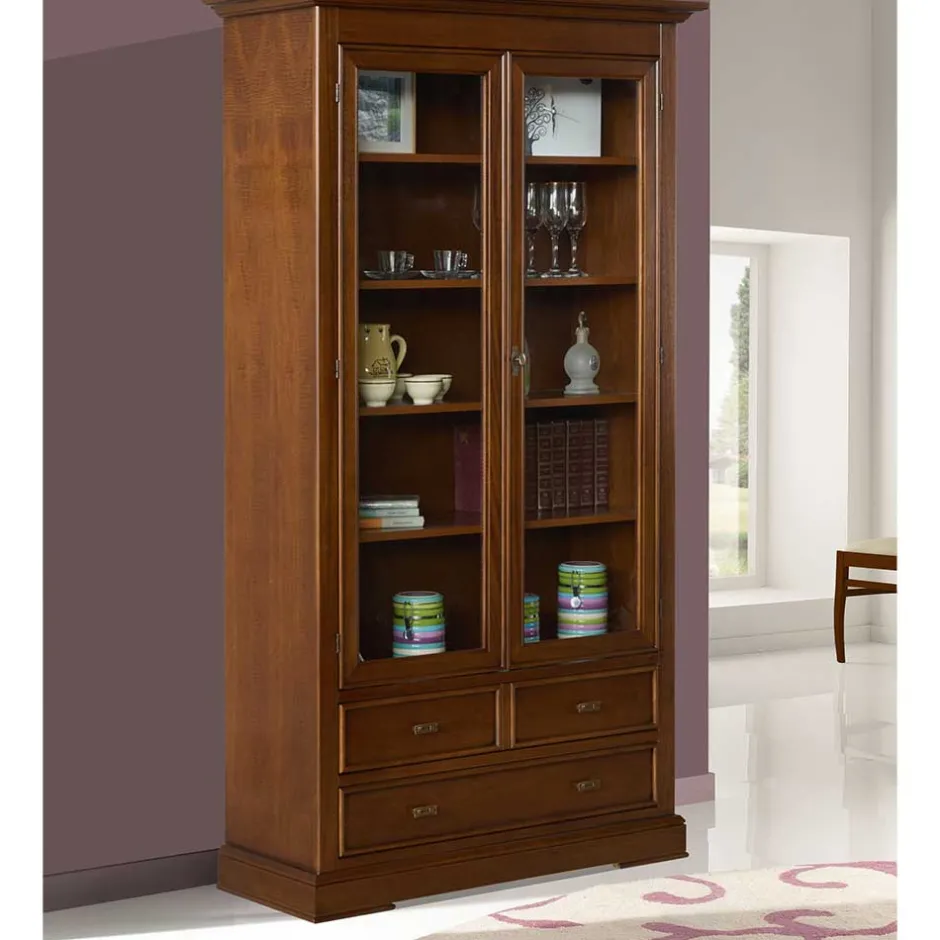 Wohnzimmerschrank|Vitrinenschrank*Pharao24 Vitrinenschrank Sesimbra