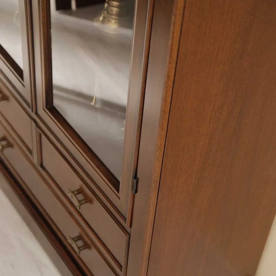 Wohnzimmerschrank|Vitrinenschrank*Pharao24 Vitrinenschrank Sesimbra