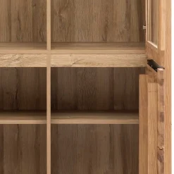 Wohnzimmerschrank|Massivholz Schränke*Pharao24 Vitrinenschrank Vroscian