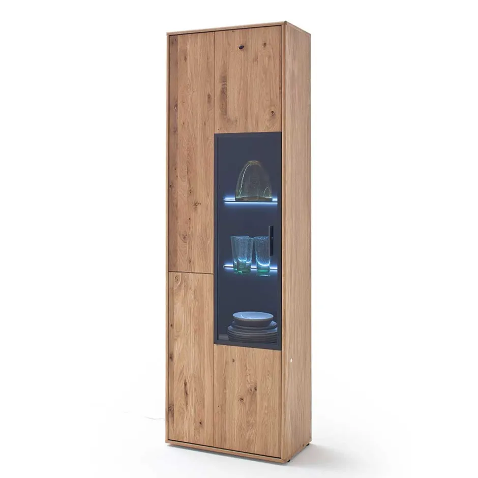 Pharao24 Vitrinenschrank Vruamosa> Wohnzimmerschrank|Massivholz Schränke