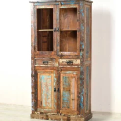 Pharao24 Vitrinenschrank Woodstock> Vitrinenschrank|Wohnzimmervitrinen