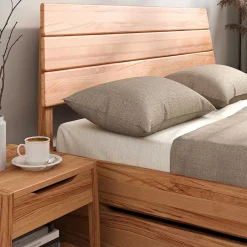Pharao24 Vollholzbett Korres> Funktionsbetten|Schubkastenbetten